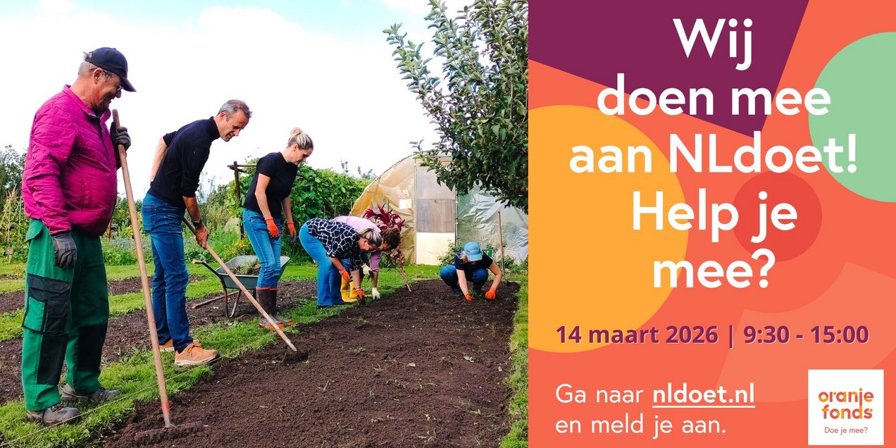 Vrijwilligers gezocht bij Stadslandbouw Mooieweg tijdens NLDoet